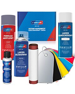 Lakier Samochodowy w Sprayu Zestaw Naprawczy Każdy Kolor e-lakiernik